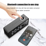 Loa Bluetooth đồng hồ báo thức AEC K5 có đèn LED, hỗ trợ thẻ TF / FM
