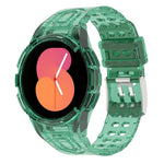 Dây đồng hồ thông minh khóa đôi TPU tích hợp Armor, dành cho Samsung Galaxy Watch5 40mm, Samsung Galaxy Watch5 44mm, Samsung Galaxy Watch4 44mm