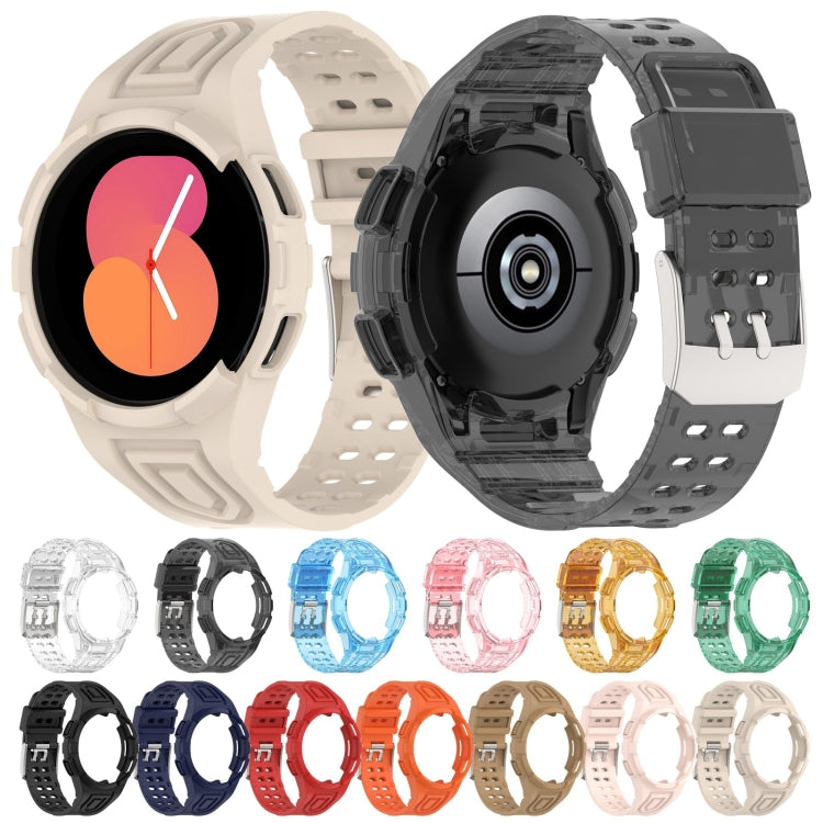 Dây đồng hồ thông minh khóa đôi TPU tích hợp Armor, dành cho Samsung Galaxy Watch5 40mm, Samsung Galaxy Watch5 44mm, Samsung Galaxy Watch4 44mm