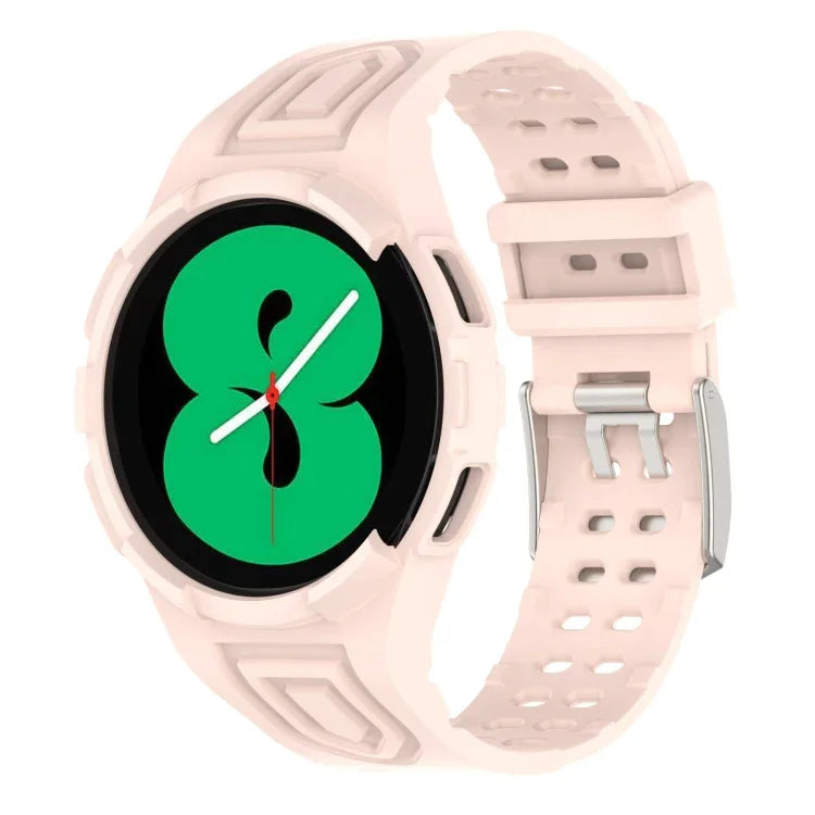 Dây đồng hồ thông minh TPU tích hợp Armor khóa đôi, Dành cho Samsung Galaxy Watch4 40mm, Dành cho Samsung Galaxy Watch4 Classic 46mm