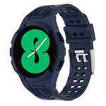 Dây đồng hồ thông minh TPU tích hợp Armor khóa đôi, Dành cho Samsung Galaxy Watch4 40mm, Dành cho Samsung Galaxy Watch4 Classic 46mm