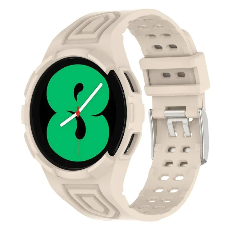 Dây đồng hồ thông minh TPU tích hợp Armor khóa đôi, Dành cho Samsung Galaxy Watch4 40mm, Dành cho Samsung Galaxy Watch4 Classic 46mm