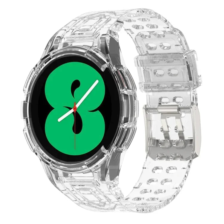 Dây đồng hồ thông minh TPU tích hợp Armor khóa đôi, Dành cho Samsung Galaxy Watch4 40mm, Dành cho Samsung Galaxy Watch4 Classic 46mm