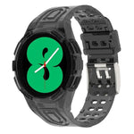 Dây đồng hồ thông minh TPU tích hợp Armor khóa đôi, Dành cho Samsung Galaxy Watch4 40mm, Dành cho Samsung Galaxy Watch4 Classic 46mm