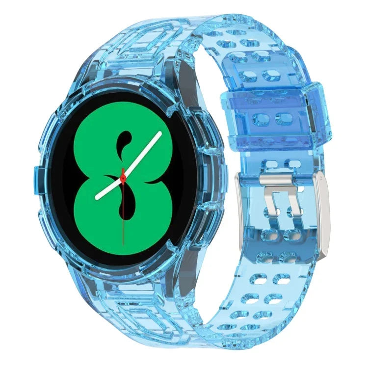 Dây đồng hồ thông minh TPU tích hợp Armor khóa đôi, Dành cho Samsung Galaxy Watch4 40mm, Dành cho Samsung Galaxy Watch4 Classic 46mm