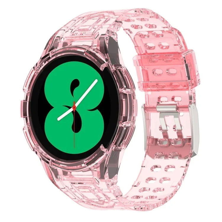 Dây đồng hồ thông minh TPU tích hợp Armor khóa đôi, Dành cho Samsung Galaxy Watch4 40mm, Dành cho Samsung Galaxy Watch4 Classic 46mm