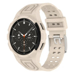 Dây đồng hồ thông minh TPU tích hợp Armor khóa đôi, Dành cho Samsung Galaxy Watch4 40mm, Dành cho Samsung Galaxy Watch4 Classic 46mm