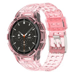 Dây đồng hồ thông minh TPU tích hợp Armor khóa đôi, Dành cho Samsung Galaxy Watch4 40mm, Dành cho Samsung Galaxy Watch4 Classic 46mm