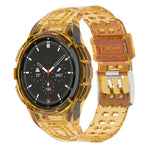 Dây đồng hồ thông minh TPU tích hợp Armor khóa đôi, Dành cho Samsung Galaxy Watch4 40mm, Dành cho Samsung Galaxy Watch4 Classic 46mm