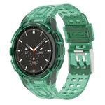 Dây đồng hồ thông minh TPU tích hợp Armor khóa đôi, Dành cho Samsung Galaxy Watch4 40mm, Dành cho Samsung Galaxy Watch4 Classic 46mm