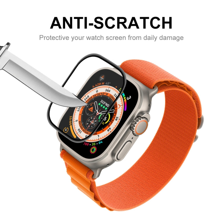 Miếng dán màn hình viền PC mềm 3D PMMA ENKAY cho Apple Watch Ultra / Ultra 2 / Ultra 3 49mm, 1 cái, 2 cái, 5 cái, 10 cái