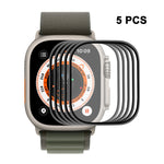 Miếng dán màn hình viền PC mềm 3D PMMA ENKAY cho Apple Watch Ultra / Ultra 2 / Ultra 3 49mm, 1 cái, 2 cái, 5 cái, 10 cái