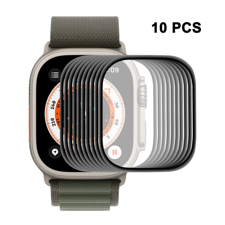 Miếng dán màn hình viền PC mềm 3D PMMA ENKAY cho Apple Watch Ultra / Ultra 2 / Ultra 3 49mm, 1 cái, 2 cái, 5 cái, 10 cái