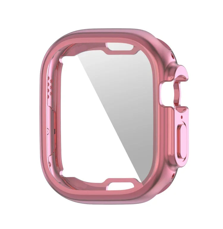 Ốp lưng TPU mềm mạ điện ENKAY với miếng dán màn hình cho Apple Watch Ultra 3 / 2 / 1 49mm