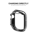 Ốp lưng TPU mềm mạ điện ENKAY với miếng dán màn hình cho Apple Watch Ultra 3 / 2 / 1 49mm