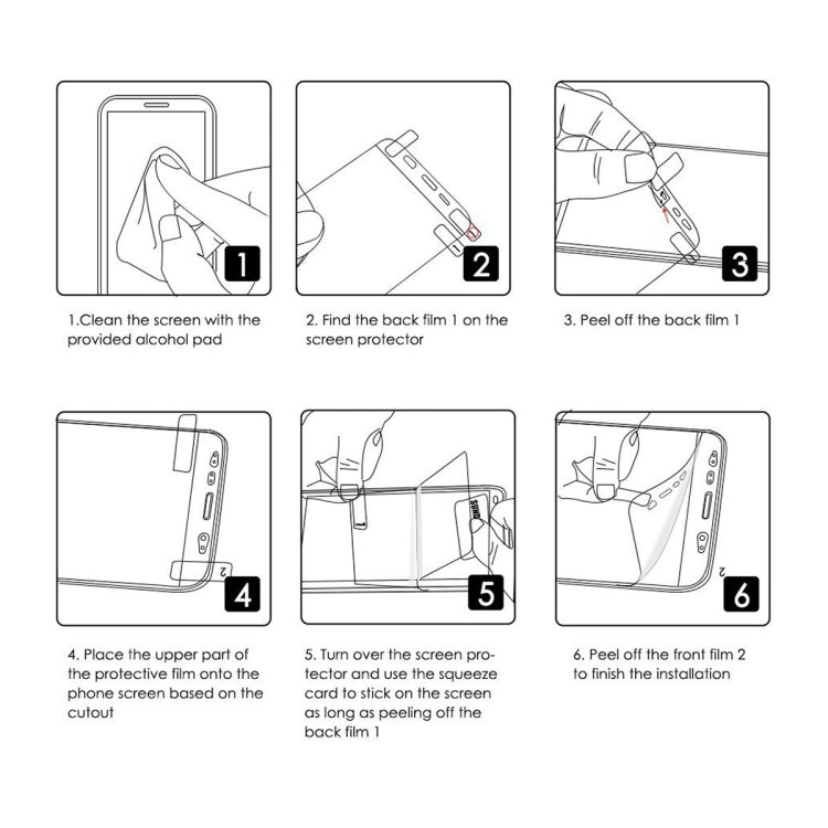 Miếng dán hydrogel chống nổ keo toàn phần ENKAY cho iPhone 14 Pro, Dành cho iPhone 14 Pro (1 cái), Dành cho iPhone 14 Pro (2 cái), Dành cho iPhone 14 Pro (5 cái), Dành cho iPhone 14 Pro (10 cái)