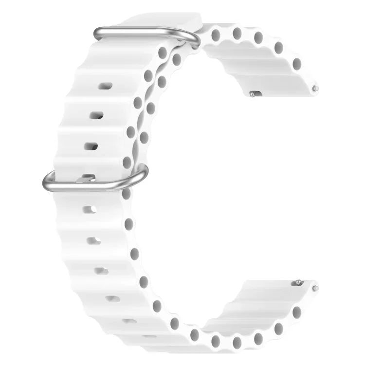 Dây đồng hồ silicone màu trơn kiểu đại dương 22mm, cho Samsung Galaxy Watch3 45mm, cho Samsung Galaxy Watch 46mm, cho Samsung Gear S3 Classic, cho Samsung Gear S3 Frontier