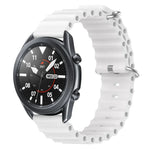 Dây đồng hồ silicone màu trơn kiểu đại dương 22mm, cho Samsung Galaxy Watch3 45mm, cho Samsung Galaxy Watch 46mm, cho Samsung Gear S3 Classic, cho Samsung Gear S3 Frontier