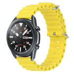 Dây đồng hồ silicone màu trơn kiểu đại dương 22mm, cho Samsung Galaxy Watch3 45mm, cho Samsung Galaxy Watch 46mm, cho Samsung Gear S3 Classic, cho Samsung Gear S3 Frontier