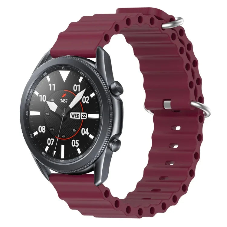 Dây đồng hồ silicone màu trơn kiểu đại dương 22mm, cho Samsung Galaxy Watch3 45mm, cho Samsung Galaxy Watch 46mm, cho Samsung Gear S3 Classic, cho Samsung Gear S3 Frontier