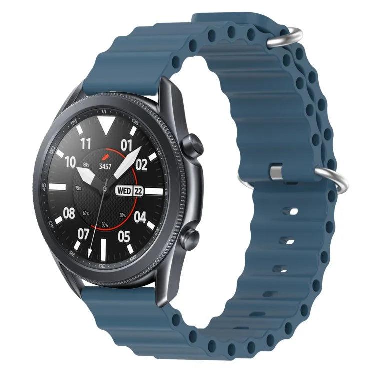 Dây đồng hồ silicone màu trơn kiểu đại dương 22mm, cho Samsung Galaxy Watch3 45mm, cho Samsung Galaxy Watch 46mm, cho Samsung Gear S3 Classic, cho Samsung Gear S3 Frontier