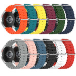 Dây đồng hồ silicone màu trơn kiểu đại dương 22mm, cho Samsung Galaxy Watch3 45mm, cho Samsung Galaxy Watch 46mm, cho Samsung Gear S3 Classic, cho Samsung Gear S3 Frontier