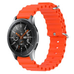 Dây đồng hồ silicone màu trơn kiểu đại dương 22mm, cho Samsung Galaxy Watch3 45mm, cho Samsung Galaxy Watch 46mm, cho Samsung Gear S3 Classic, cho Samsung Gear S3 Frontier