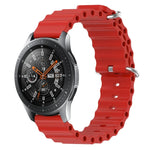 Dây đồng hồ silicone màu trơn kiểu đại dương 22mm, cho Samsung Galaxy Watch3 45mm, cho Samsung Galaxy Watch 46mm, cho Samsung Gear S3 Classic, cho Samsung Gear S3 Frontier