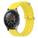 Dây đồng hồ silicone màu trơn kiểu đại dương 22mm, cho Samsung Galaxy Watch3 45mm, cho Samsung Galaxy Watch 46mm, cho Samsung Gear S3 Classic, cho Samsung Gear S3 Frontier