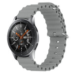 Dây đồng hồ silicone màu trơn kiểu đại dương 22mm, cho Samsung Galaxy Watch3 45mm, cho Samsung Galaxy Watch 46mm, cho Samsung Gear S3 Classic, cho Samsung Gear S3 Frontier