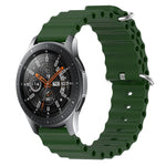 Dây đồng hồ silicone màu trơn kiểu đại dương 22mm, cho Samsung Galaxy Watch3 45mm, cho Samsung Galaxy Watch 46mm, cho Samsung Gear S3 Classic, cho Samsung Gear S3 Frontier