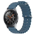 Dây đồng hồ silicone màu trơn kiểu đại dương 22mm, cho Samsung Galaxy Watch3 45mm, cho Samsung Galaxy Watch 46mm, cho Samsung Gear S3 Classic, cho Samsung Gear S3 Frontier