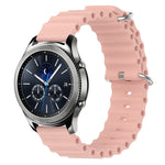 Dây đồng hồ silicone màu trơn kiểu đại dương 22mm, cho Samsung Galaxy Watch3 45mm, cho Samsung Galaxy Watch 46mm, cho Samsung Gear S3 Classic, cho Samsung Gear S3 Frontier