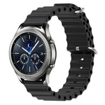 Dây đồng hồ silicone màu trơn kiểu đại dương 22mm, cho Samsung Galaxy Watch3 45mm, cho Samsung Galaxy Watch 46mm, cho Samsung Gear S3 Classic, cho Samsung Gear S3 Frontier
