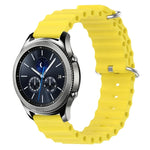Dây đồng hồ silicone màu trơn kiểu đại dương 22mm, cho Samsung Galaxy Watch3 45mm, cho Samsung Galaxy Watch 46mm, cho Samsung Gear S3 Classic, cho Samsung Gear S3 Frontier