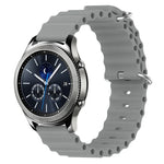 Dây đồng hồ silicone màu trơn kiểu đại dương 22mm, cho Samsung Galaxy Watch3 45mm, cho Samsung Galaxy Watch 46mm, cho Samsung Gear S3 Classic, cho Samsung Gear S3 Frontier