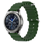 Dây đồng hồ silicone màu trơn kiểu đại dương 22mm, cho Samsung Galaxy Watch3 45mm, cho Samsung Galaxy Watch 46mm, cho Samsung Gear S3 Classic, cho Samsung Gear S3 Frontier