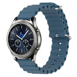 Dây đồng hồ silicone màu trơn kiểu đại dương 22mm, cho Samsung Galaxy Watch3 45mm, cho Samsung Galaxy Watch 46mm, cho Samsung Gear S3 Classic, cho Samsung Gear S3 Frontier