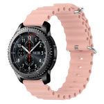 Dây đồng hồ silicone màu trơn kiểu đại dương 22mm, cho Samsung Galaxy Watch3 45mm, cho Samsung Galaxy Watch 46mm, cho Samsung Gear S3 Classic, cho Samsung Gear S3 Frontier