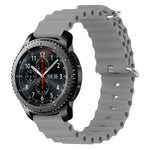 Dây đồng hồ silicone màu trơn kiểu đại dương 22mm, cho Samsung Galaxy Watch3 45mm, cho Samsung Galaxy Watch 46mm, cho Samsung Gear S3 Classic, cho Samsung Gear S3 Frontier