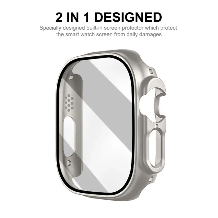 Ốp lưng khung PC + kính cường lực 9H ENKAY cho Apple Watch Ultra 3 / 2 / 1 49mm