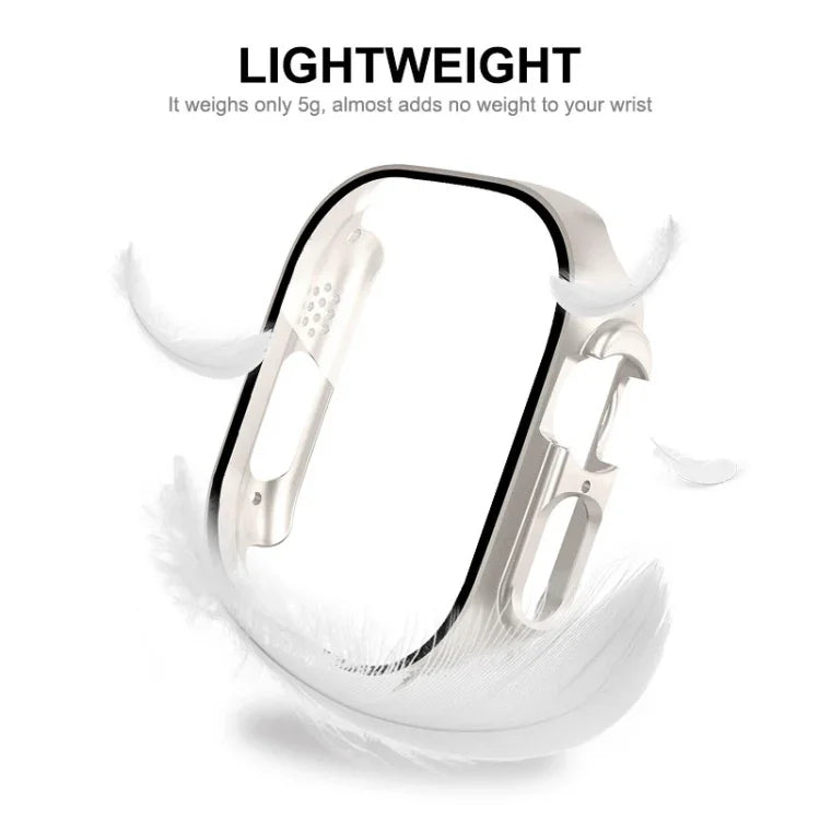 Ốp lưng khung PC + kính cường lực 9H ENKAY cho Apple Watch Ultra 3 / 2 / 1 49mm