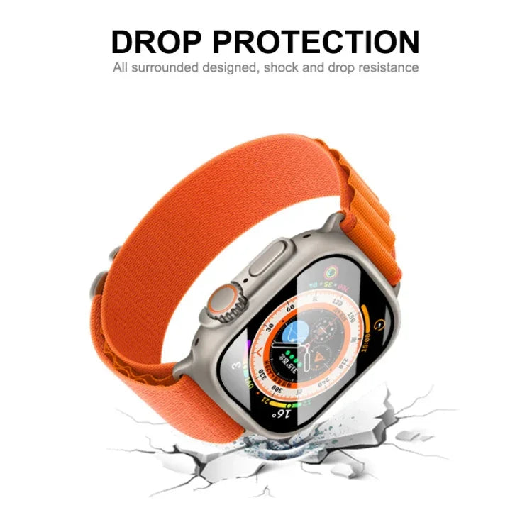 Ốp lưng khung PC + kính cường lực 9H ENKAY cho Apple Watch Ultra 3 / 2 / 1 49mm