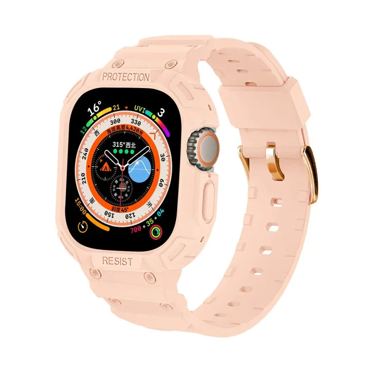 Ốp Lưng TPU Tích Hợp JUNSUNMAY Dây Đeo Đồng Hồ Co Giãn Điều Chỉnh Cho Apple Watch Ultra 3 / 2 / 1 49mm