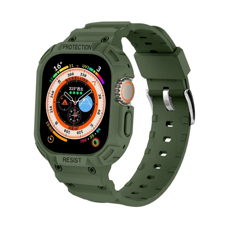 Ốp Lưng TPU Tích Hợp JUNSUNMAY Dây Đeo Đồng Hồ Co Giãn Điều Chỉnh Cho Apple Watch Ultra 3 / 2 / 1 49mm