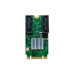 ST551 Bộ chuyển đổi PCIe B+M key 6Gbps sang 2 cổng SATA 3.0 M.2 sang SATA kép, ST551