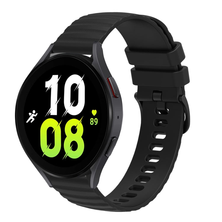 Dây đồng hồ silicone màu trơn chấm sóng 20mm, dành cho Samsung Galaxy Watch5 / 5 Pro, dành cho Samsung Galaxy Watch4 40mm/44mm, dành cho Samsung Galaxy Watch3 41mm, dành cho Samsung Galaxy Watch Active 40mm