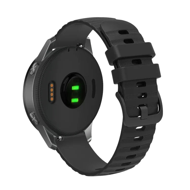 Dây đồng hồ silicone màu đặc chấm sóng 20mm, dành cho Samsung Galaxy Gear S2 Classic