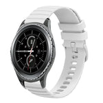 Dây đồng hồ silicone màu đặc chấm sóng 20mm, dành cho Samsung Galaxy Gear S2 Classic