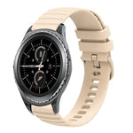 Dây đồng hồ silicone màu đặc chấm sóng 20mm, dành cho Samsung Galaxy Gear S2 Classic